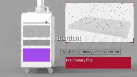 Vakuumsystem Extraorale Aerosol-Saugeinheit Maschine der Klinik Krankenhaus Medizinisches Labor Chirurgische Diagnostik Zahnarztausrüstung